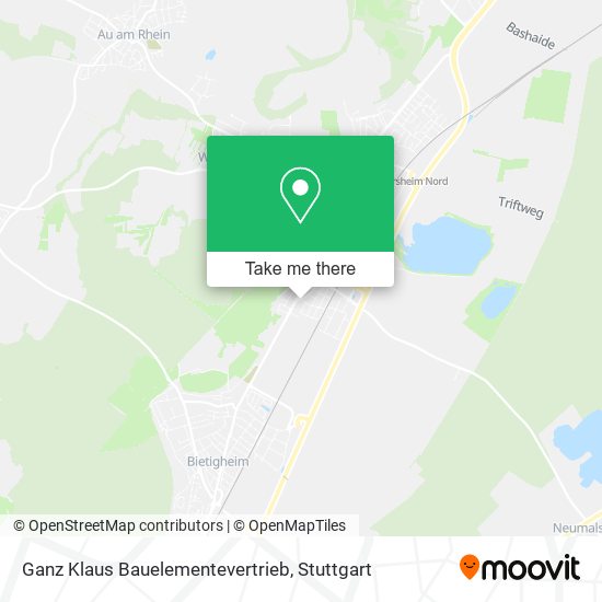 Ganz Klaus Bauelementevertrieb map