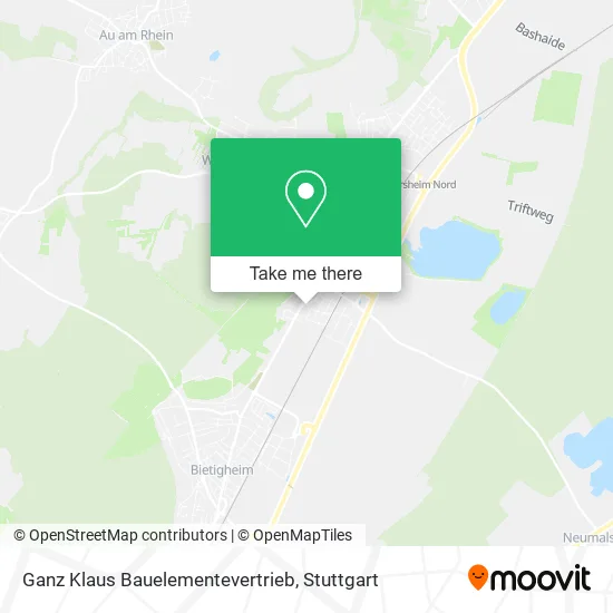 Карта Ganz Klaus Bauelementevertrieb