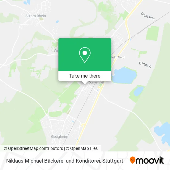 Карта Niklaus Michael Bäckerei und Konditorei