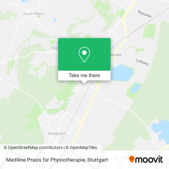 Карта Mediline Praxis für Physiotherapie