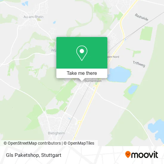 Карта Gls Paketshop