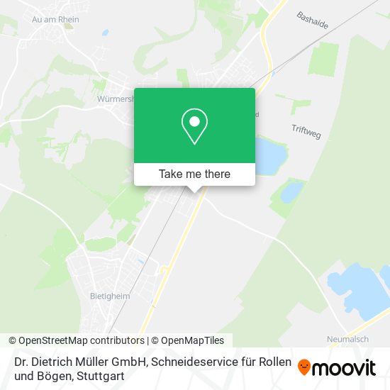 Dr. Dietrich Müller GmbH, Schneideservice für Rollen und Bögen map