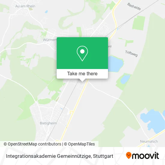 Карта Integrationsakademie Gemeinnützige