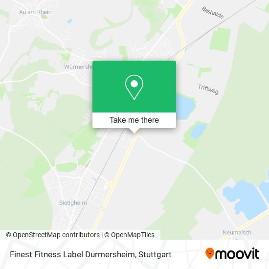Finest Fitness Label Durmersheim map