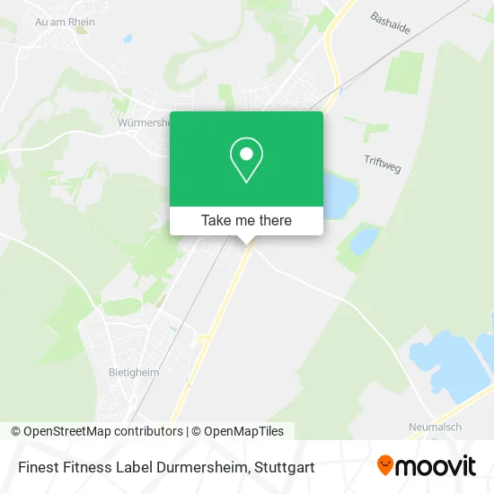 Карта Finest Fitness Label Durmersheim