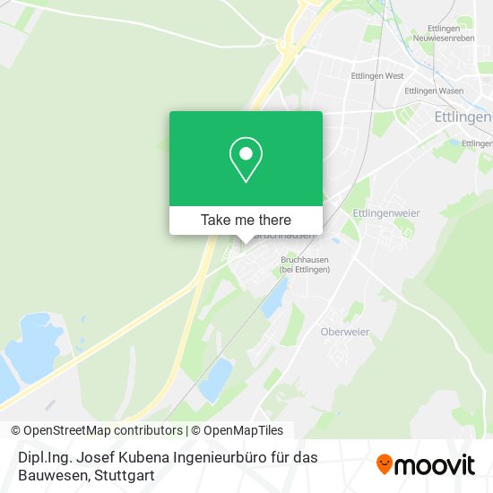 Dipl.Ing. Josef Kubena Ingenieurbüro für das Bauwesen map