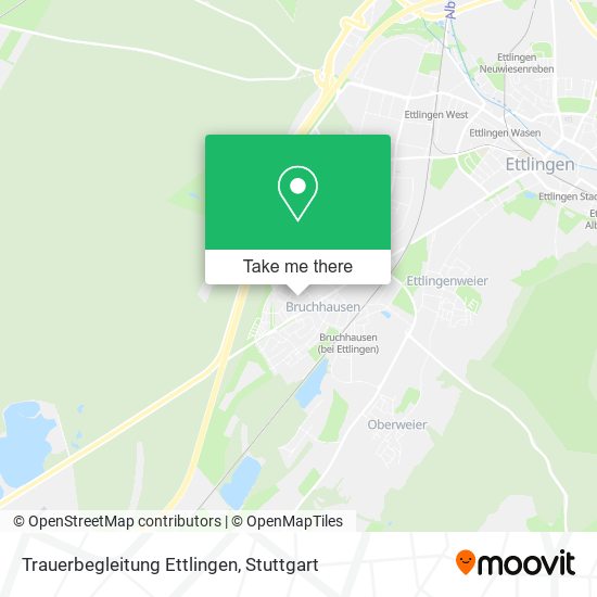 Карта Trauerbegleitung Ettlingen