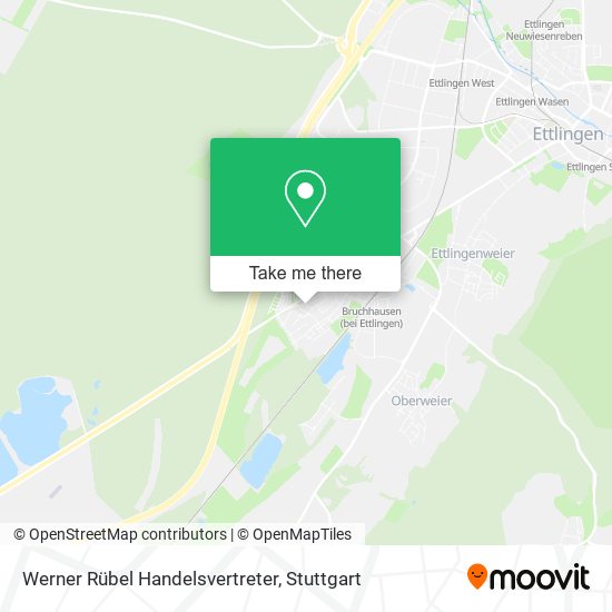 Карта Werner Rübel Handelsvertreter