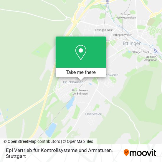 Epi Vertrieb für Kontrollsysteme und Armaturen map