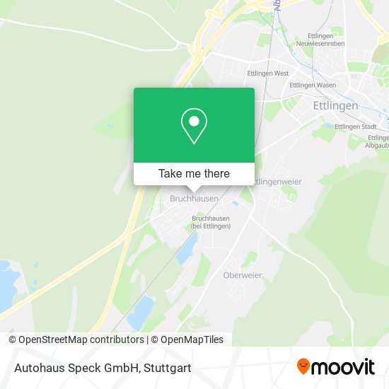 Autohaus Speck GmbH map