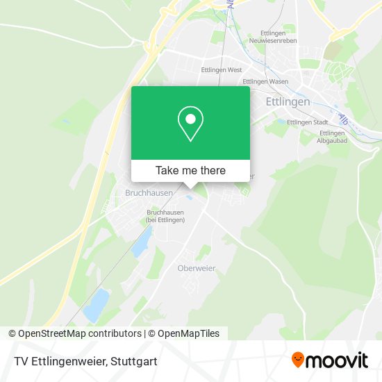 TV Ettlingenweier map