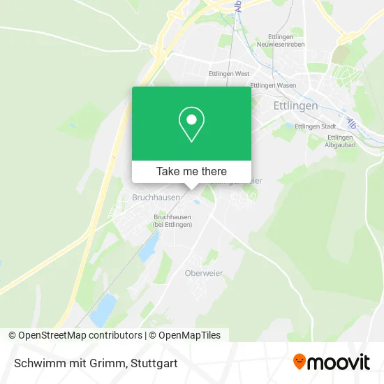 Карта Schwimm mit Grimm