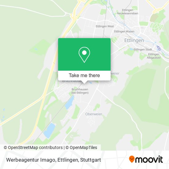 Карта Werbeagentur Imago, Ettlingen