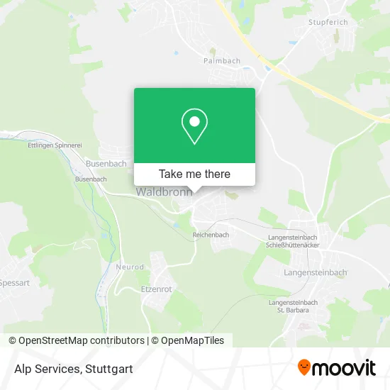 Карта Alp Services