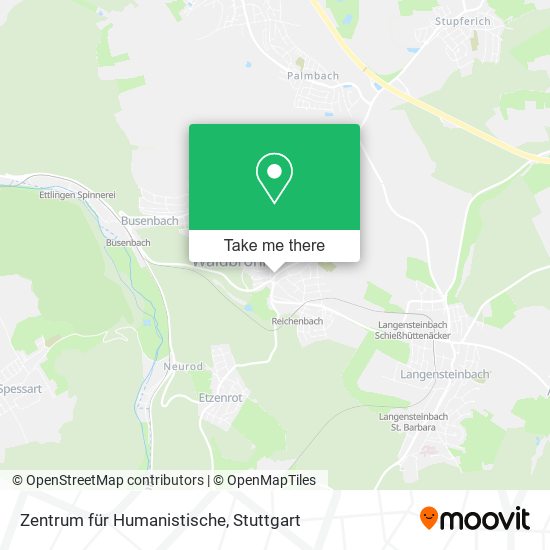 Карта Zentrum für Humanistische