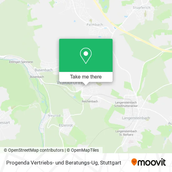 Карта Progenda Vertriebs- und Beratungs-Ug