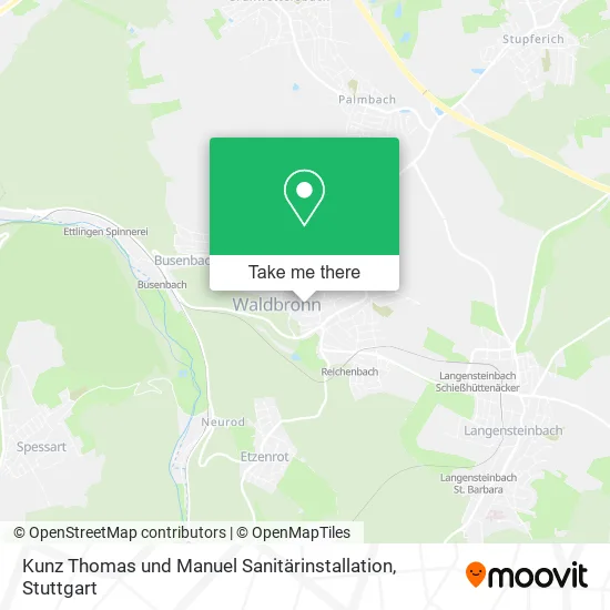Карта Kunz Thomas und Manuel Sanitärinstallation