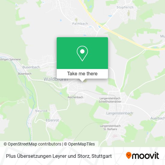 Plus Übersetzungen Leyrer und Storz map
