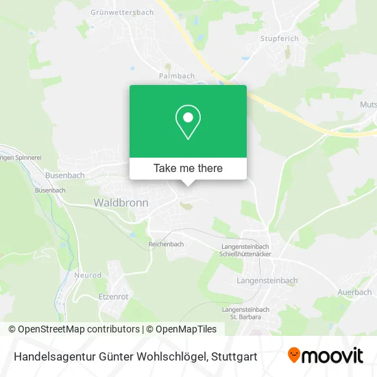 Карта Handelsagentur Günter Wohlschlögel