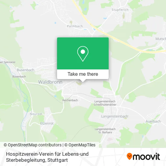 Карта Hospitzverein-Verein für Lebens-und Sterbebegleitung
