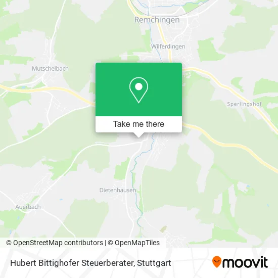 Карта Hubert Bittighofer Steuerberater