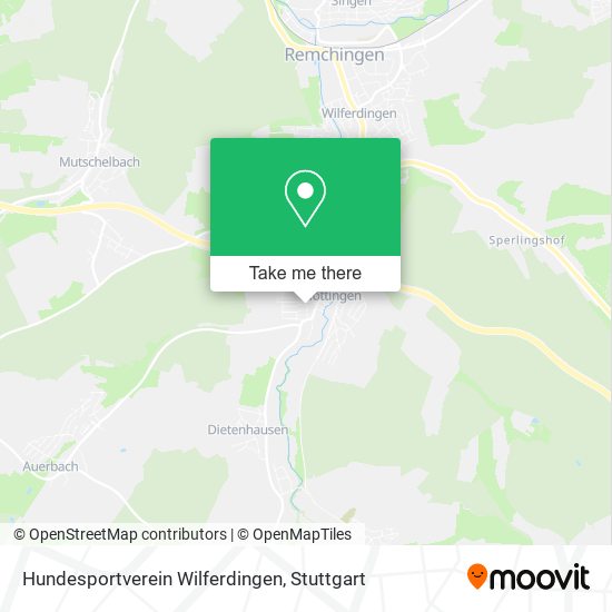 Hundesportverein Wilferdingen map