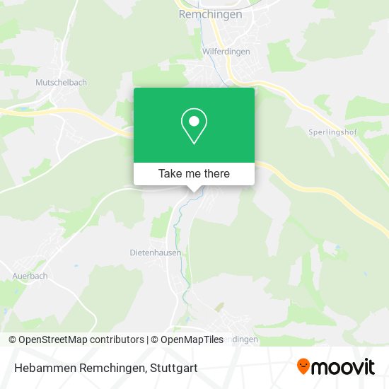 Карта Hebammen Remchingen