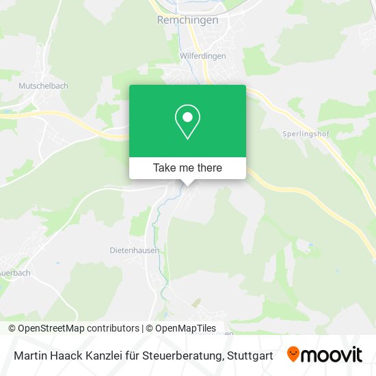 Martin Haack Kanzlei für Steuerberatung map
