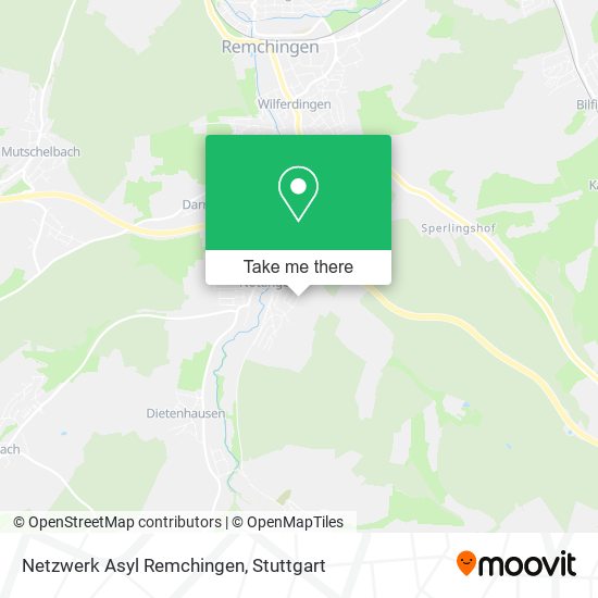 Netzwerk Asyl Remchingen map