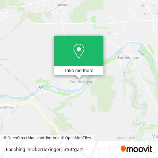 Fasching in Oberriexingen map