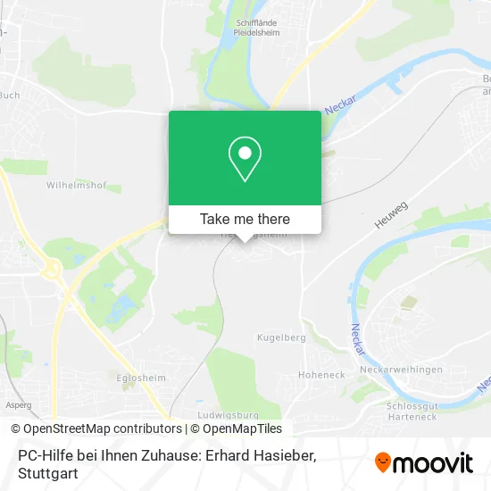 Карта PC-Hilfe bei Ihnen Zuhause: Erhard Hasieber