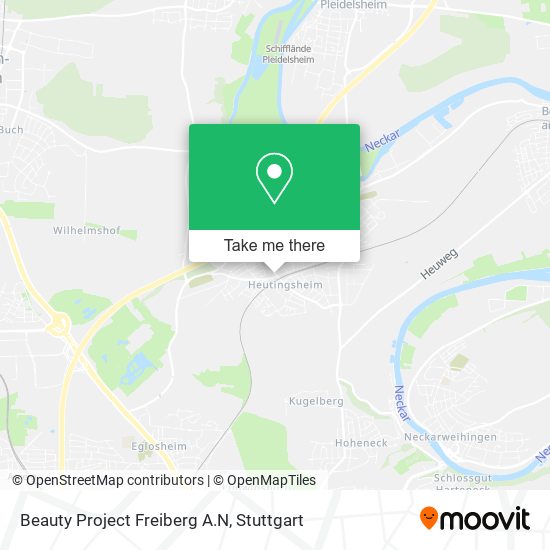 Beauty Project Freiberg A.N map