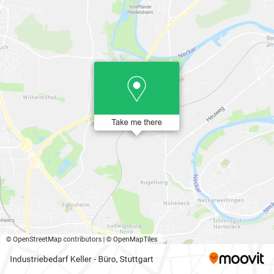 Карта Industriebedarf Keller - Büro