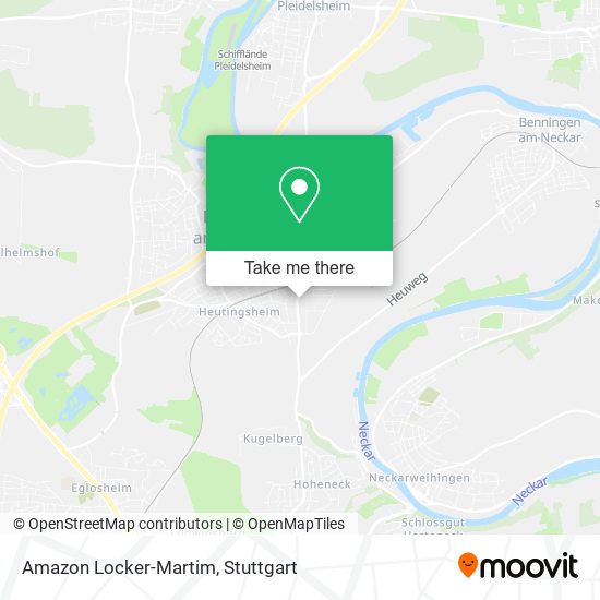 Amazon Locker-Martim map