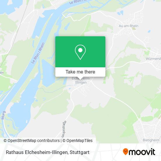 Карта Rathaus Elchesheim-Illingen