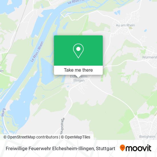 Карта Freiwillige Feuerwehr Elchesheim-Illingen