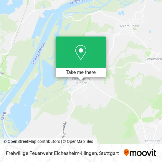 Карта Freiwillige Feuerwehr Elchesheim-Illingen