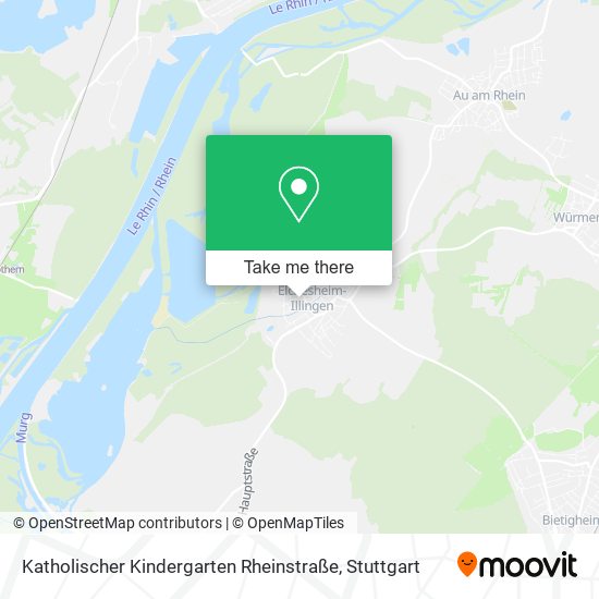 Katholischer Kindergarten Rheinstraße map