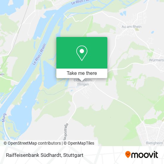 Raiffeisenbank Südhardt map