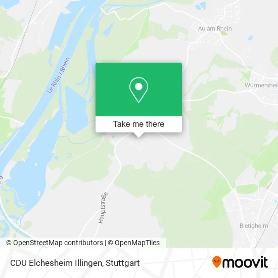 Карта CDU Elchesheim Illingen