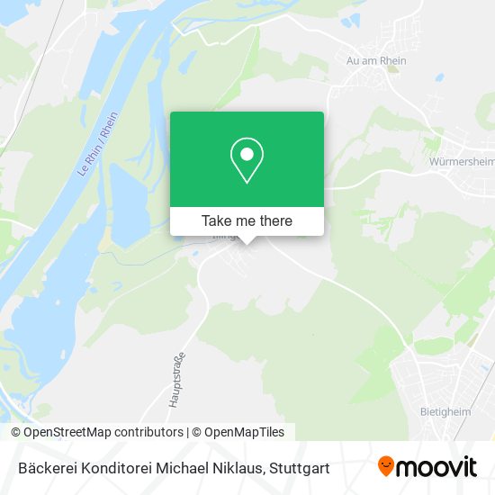 Bäckerei Konditorei Michael Niklaus map