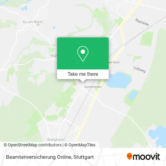 Карта Beamtenversicherung Online