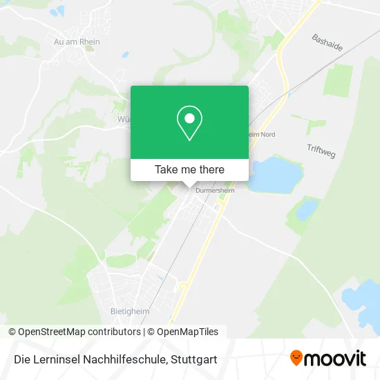 Карта Die Lerninsel Nachhilfeschule