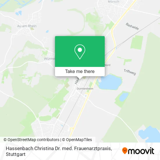 Карта Hassenbach Christina Dr. med. Frauenarztpraxis
