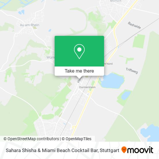 Карта Sahara Shisha & Miami Beach Cocktail Bar