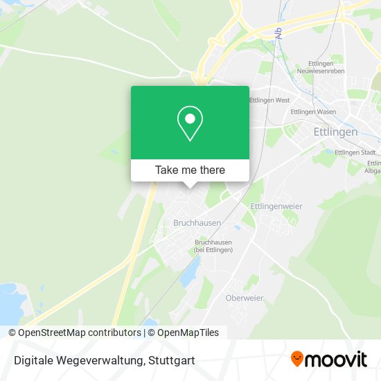 Карта Digitale Wegeverwaltung