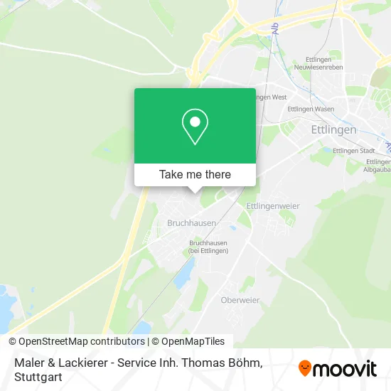 Карта Maler & Lackierer - Service Inh. Thomas Böhm