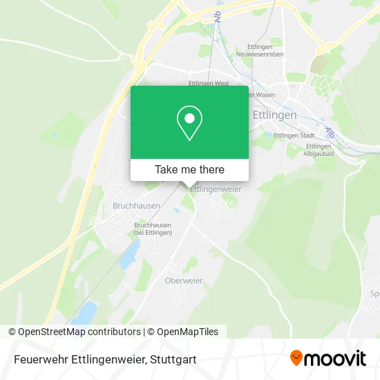 Карта Feuerwehr Ettlingenweier