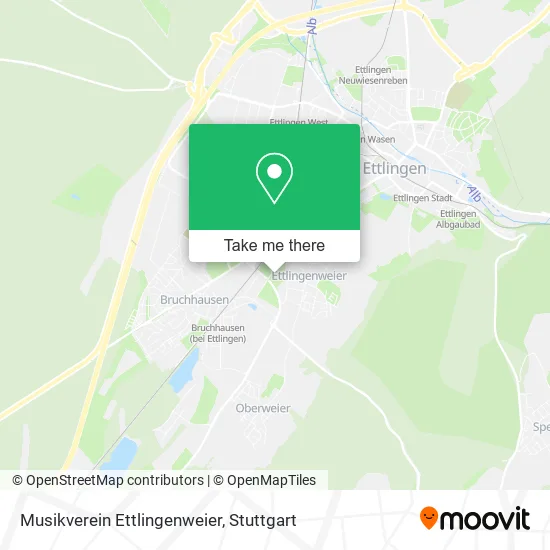 Карта Musikverein Ettlingenweier