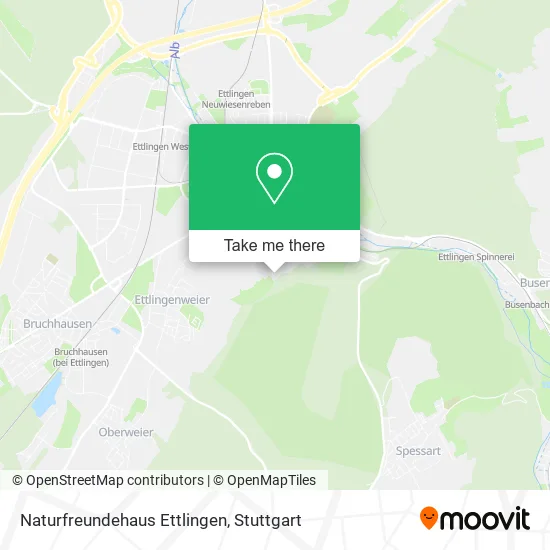 Карта Naturfreundehaus Ettlingen
